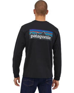 Patagonia P6 Logo Men's Long Sleeve Responsibili-T-Shirt -Snow Board Store 2178079012 g