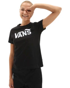 Vans Women's Flying V Crew T-Shirt -Snow Board Store 50131090101 g