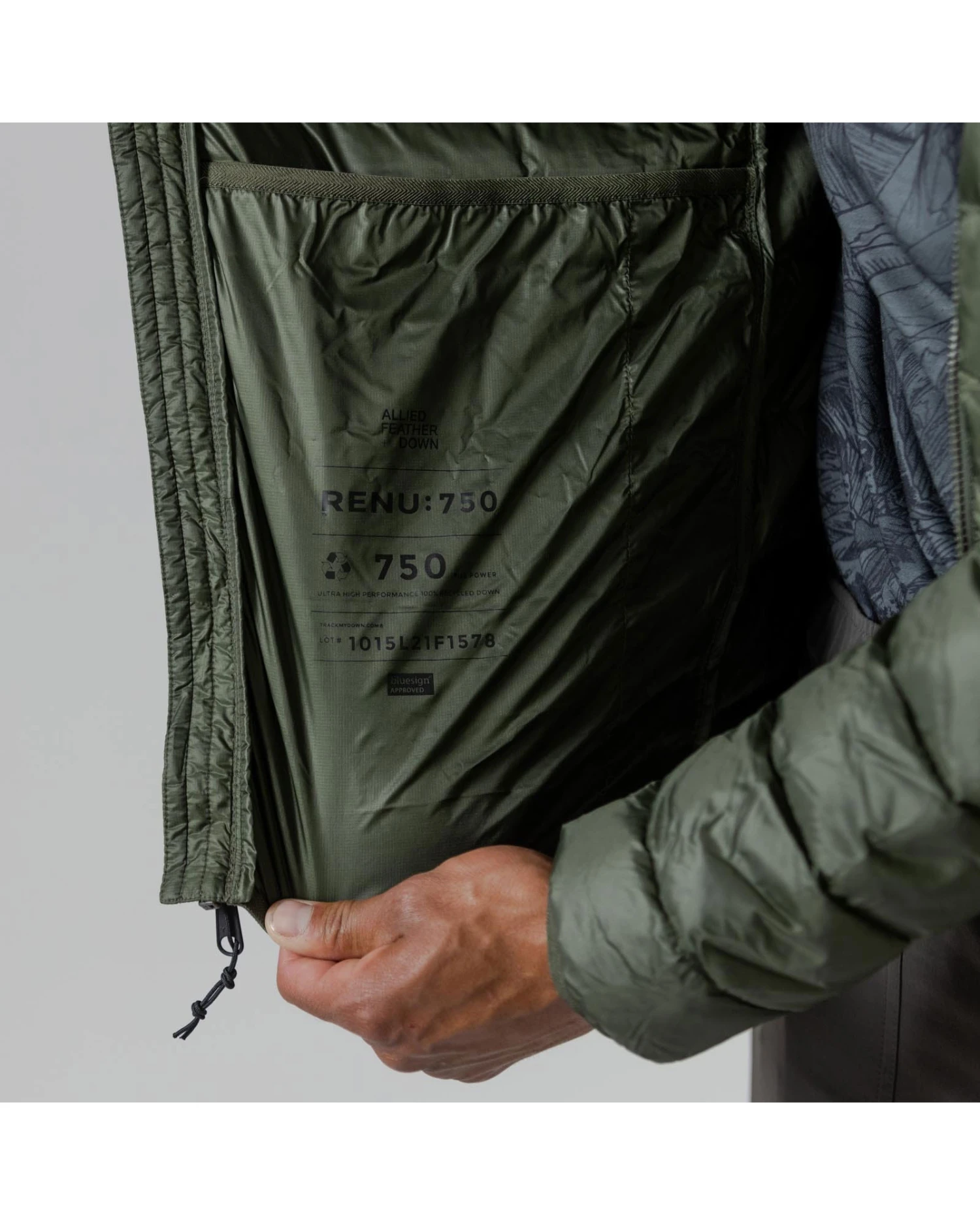 Jones Reup Down Puffy Men's Hoodie 2 Jones Reup Down Puffy Men's Hoodie - Image 2