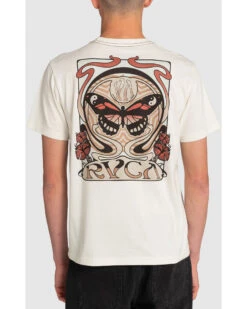 RVCA Men's Nouveau T-Shirt -Snow Board Store 51431591002 g