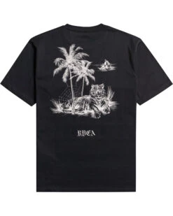 RVCA Men's Tiger Beach T-Shirt 14 RVCA Men's Tiger Beach T-Shirt -Snow Board Store 514316901 1