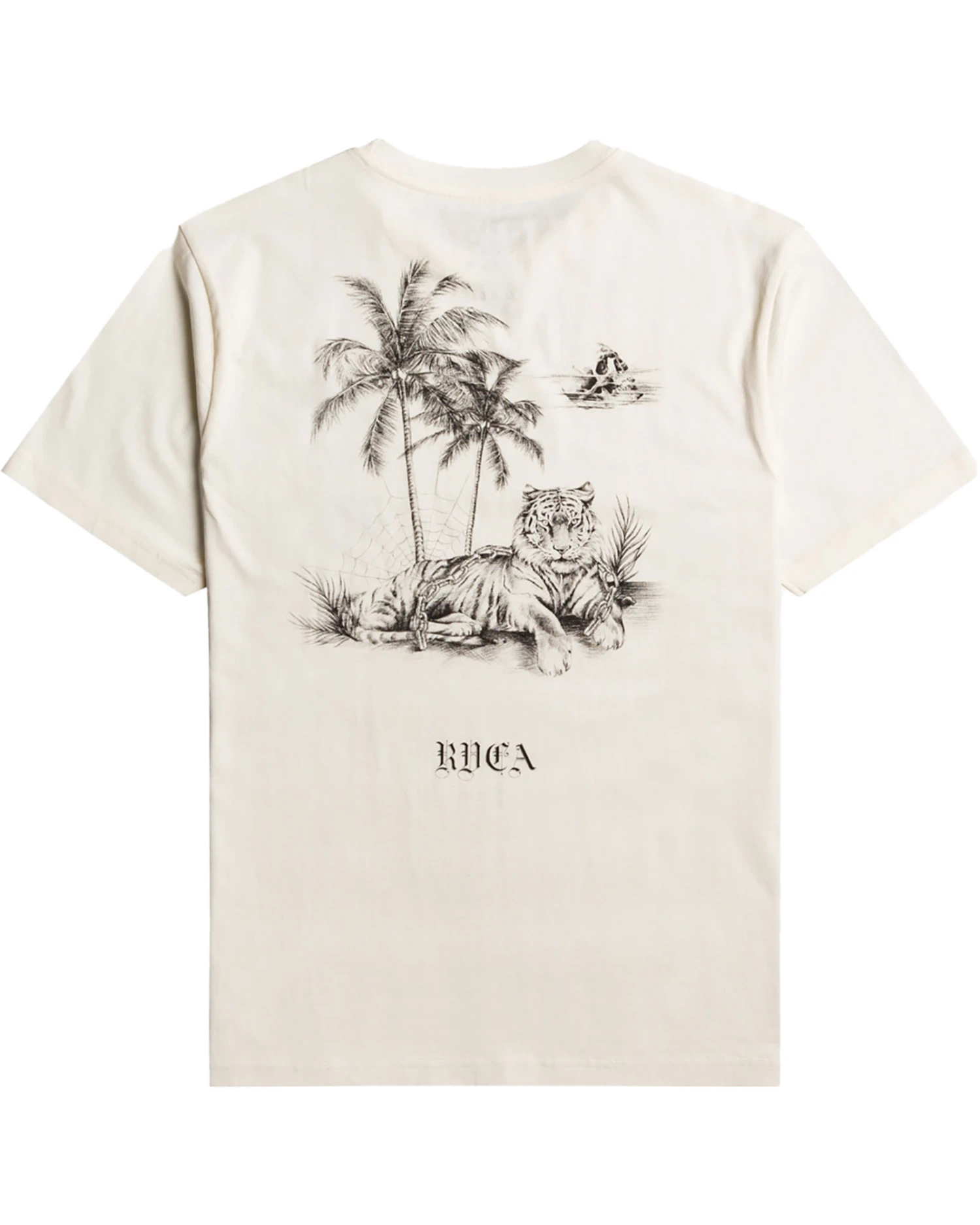 RVCA Men's Tiger Beach T-Shirt 8 RVCA Men's Tiger Beach T-Shirt - Image 8