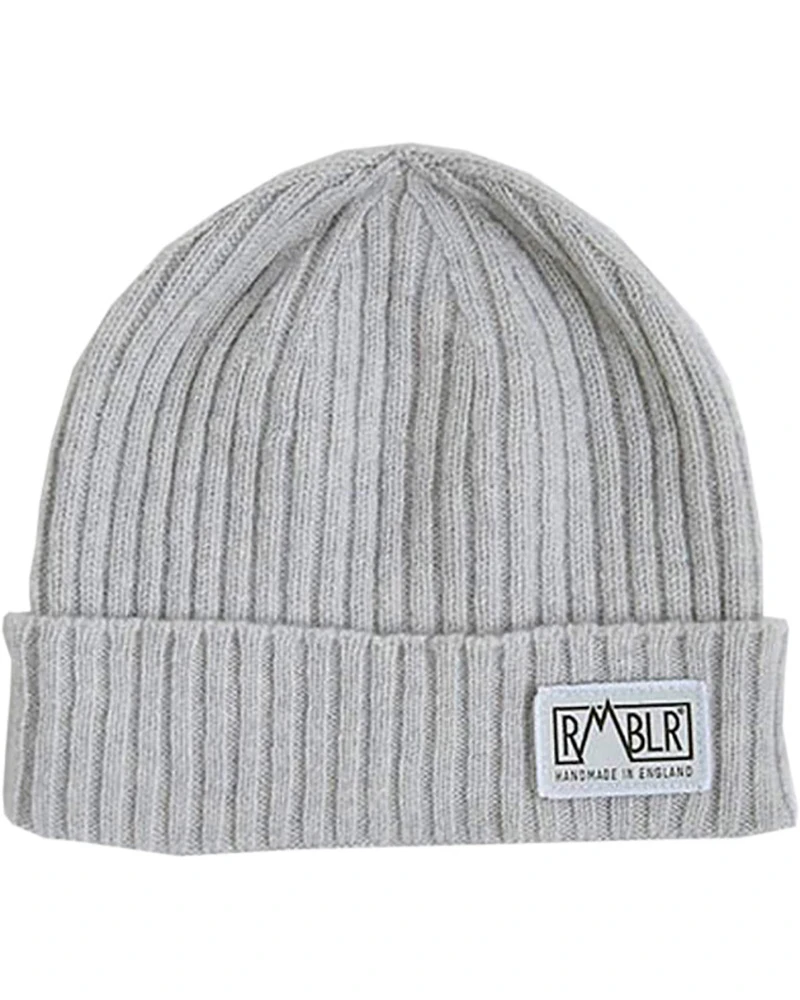 RMBLR Bray Lambswool Woven Patch Beanie 2 RMBLR Bray Lambswool Woven Patch Beanie - Image 2