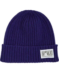RMBLR Bray Lambswool Woven Patch Beanie