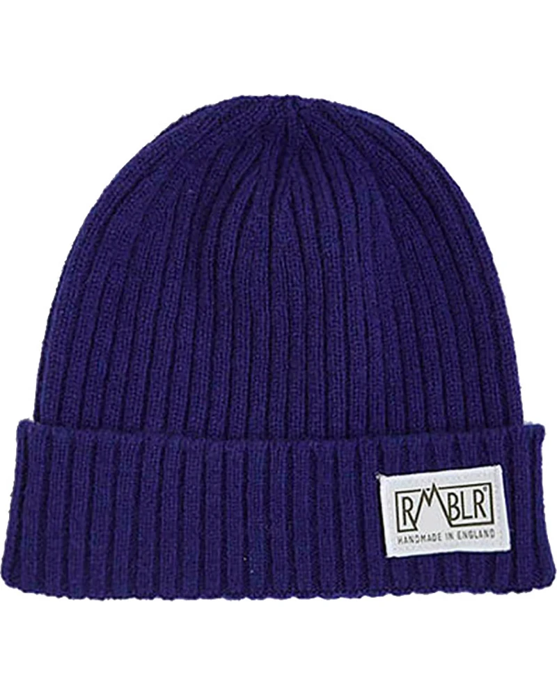 RMBLR Bray Lambswool Woven Patch Beanie 1 RMBLR Bray Lambswool Woven Patch Beanie