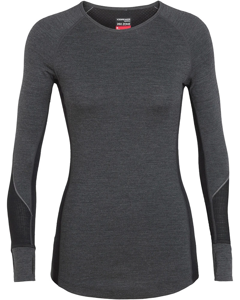 Icebreaker Merino 260 Winter Zone Women's Long Sleeve Crew 2 Icebreaker Merino 260 Winter Zone Women's Long Sleeve Crew - Image 2
