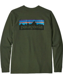 Patagonia P6 Logo Men's Long Sleeve Responsibili-T-Shirt -Snow Board Store 5b72a16007754371f10004200b8f2f4f
