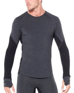 Icebreaker Merino 260 Winter Zone Men's Long Sleeve Crew -Snow Board Store 5b72a16007754371f1000470cddf4c3b