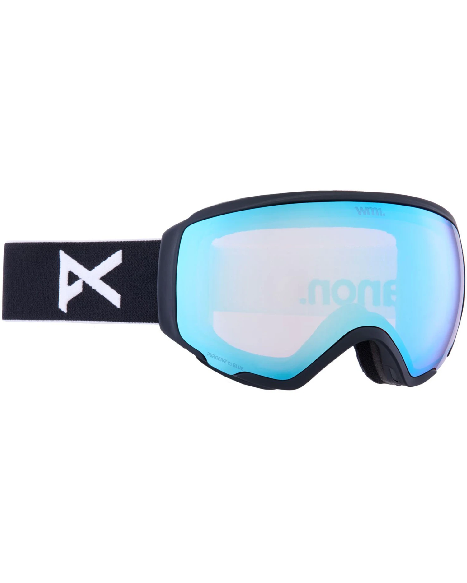 Anon WM1 Black / Perceive Variable Blue + Perceive Cloudy Pink Women's Goggles 1 Anon WM1 Black / Perceive Variable Blue + Perceive Cloudy Pink Women's Goggles