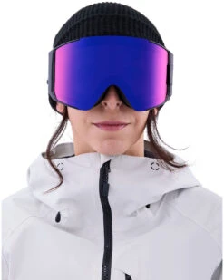 Anon Sync Black / Perceive Sunny Red + Perceive Cloudy Burst Goggles -Snow Board Store 7602069012 g