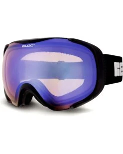 Bloc Mask OTG Matte Black / Brown Blue Mirror Goggles