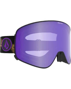 Volcom Odyssey Bleach / Purple Chrome + Yellow Goggles