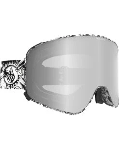 Volcom Odyssey Op Art / Silver Chrome + Yellow Goggles