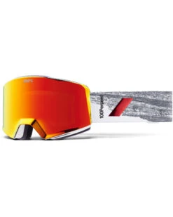 100% Badlands / HiPER Vermillion Red ML Mirror + HiPER Pink Turquoise ML Mirror Goggles