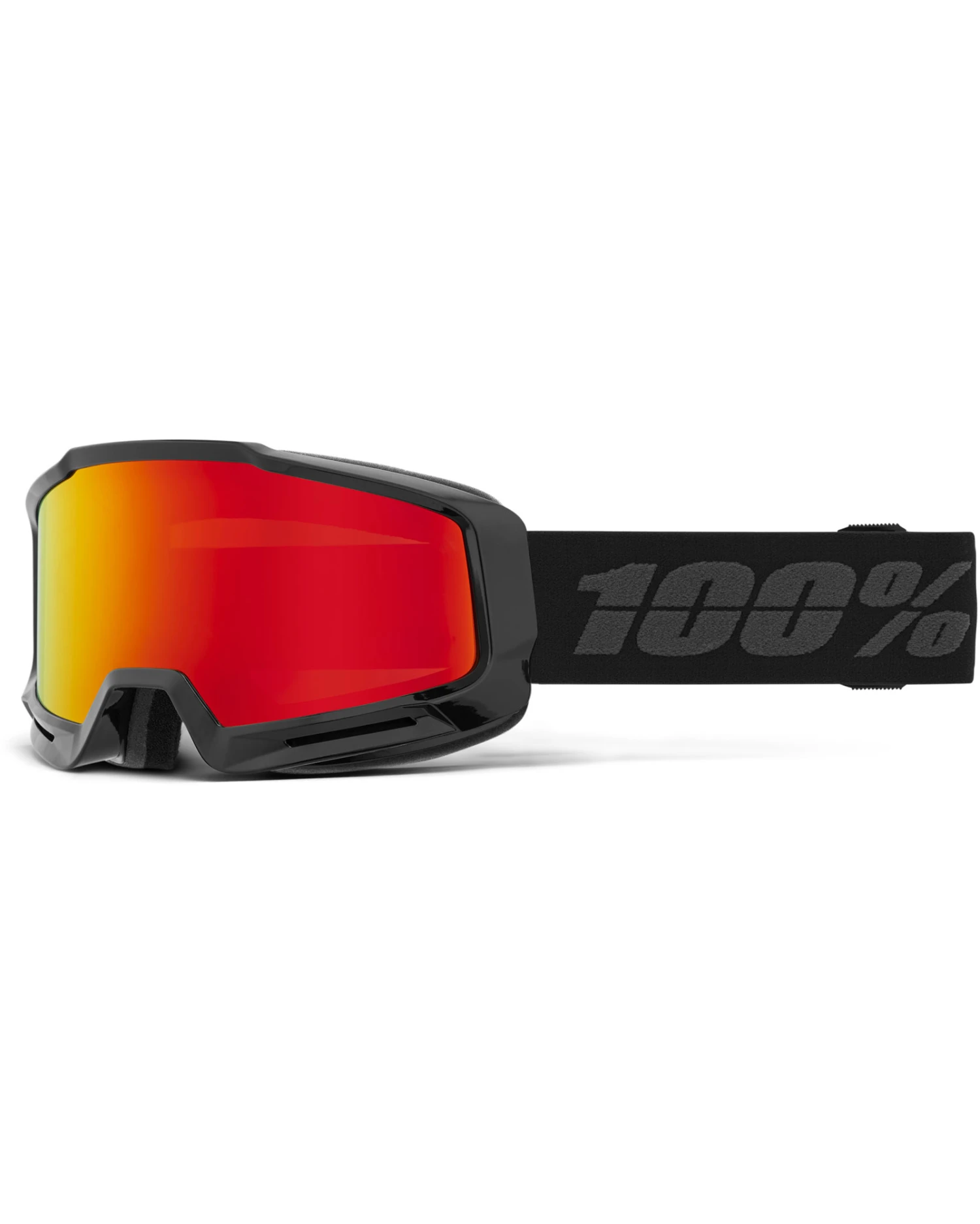 100% Essentail Black / HIPER Vermillion Red ML Mirror Goggles 1 100% Essentail Black / HIPER Vermillion Red ML Mirror Goggles